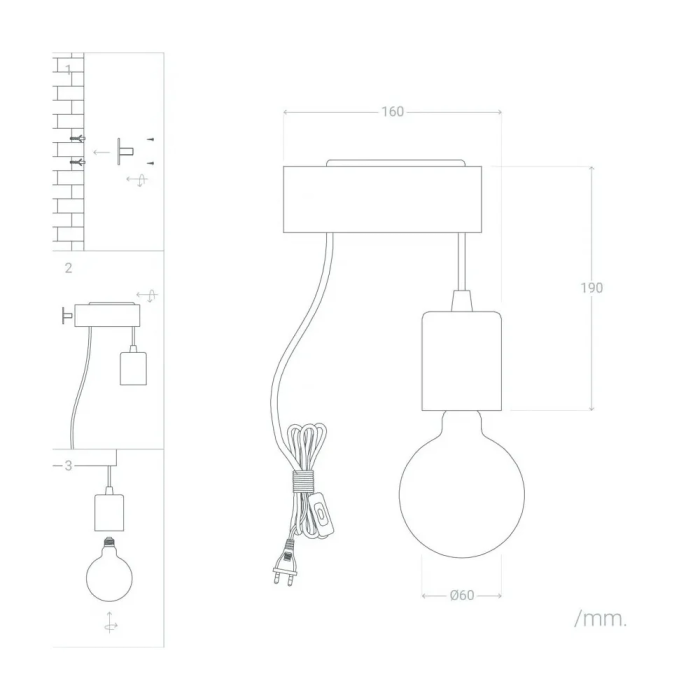 Ajman Aplique de Pared Madera Luz Lectura SKD-W1010 Ajman Aplique de Pared Madera Luz Lectura SKD-W1010