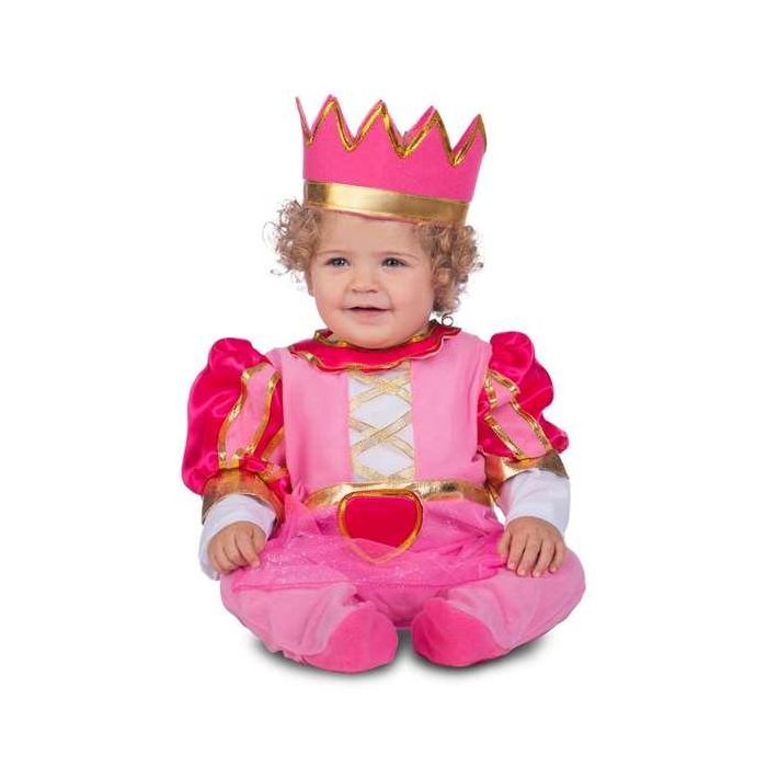 Disfraz princesa rosa bebé talla 7-12 m 0 Disfraz princesa rosa bebé talla 7-12 m 0