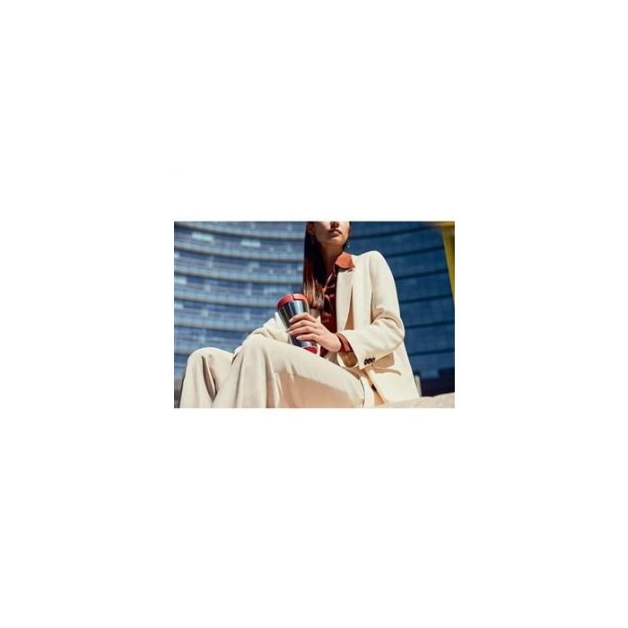 Alessi GIA24 R Mug de Viaje Caffa Acero Inoxidable 18/10 Rojo Cantimplora Térmica Oficina Ciudad 3 Alessi GIA24 R Mug de Viaje Caffa Acero Inoxidable 18/10 Rojo Cantimplora Térmica Oficina Ciudad 3