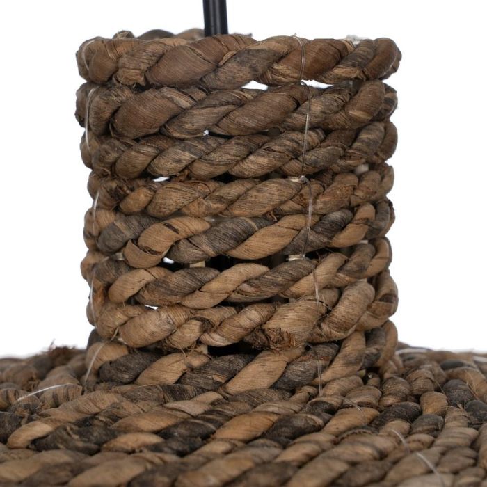 Lámpara Techo Fibra Natural Iluminación 50 X 50 X 35 cm