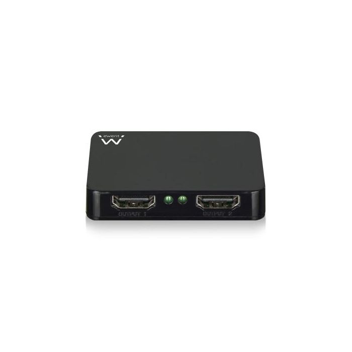 Ewent Divisor 4K HDMI 1x2 EW3720 - Compatible con 3D, 3840x2160 a 30Hz, HDCP 1.4, Plug and Play