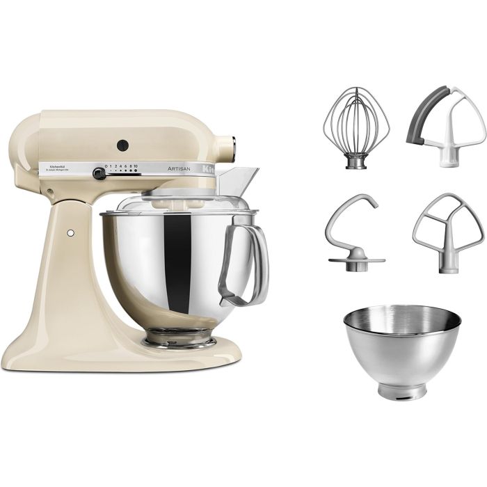 Kitchenaid 5KSM175PS EAC Robot Línea Artisan Almendra 4.8L 1
