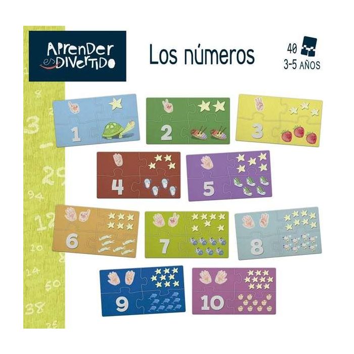 Juego aprender es divertido los números con 40 piezas encajables 3