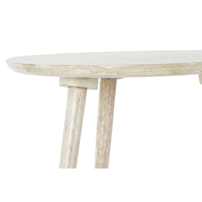 DKD Home Decor Pikoh Mesita Auxiliar Marron 50.5 x 47.5 x 50.5 cm 2