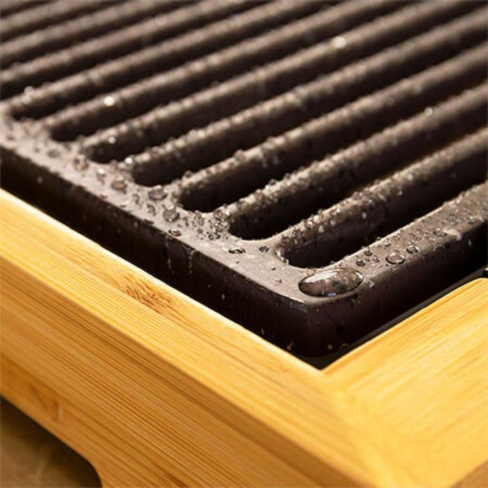 Plancha de Cocina Cecotec Tasty&Grill 2000 Bamboo LineStone Bambú 6