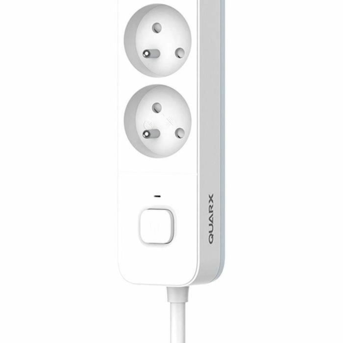 Quarx QUA4004282463153 Regleta con 5 tomas, cable de 3m y protección infantil 2 Quarx QUA4004282463153 Regleta con 5 tomas, cable de 3m y protección infantil 2