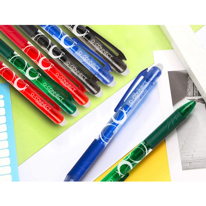 Q-connect Bolígrafo Retractil Borrable Tinta Gel Punta 0,7 mm Color Azul 1 Q-connect Bolígrafo Retractil Borrable Tinta Gel Punta 0,7 mm Color Azul 1