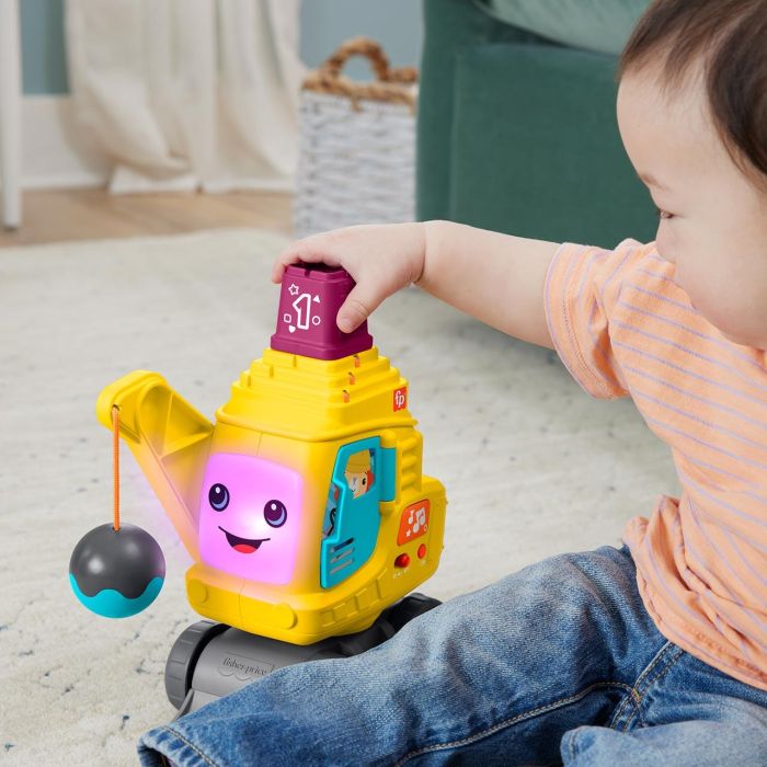 Grúa Cuenta Y Apila Hwy65 Fisher Price 4 Grúa Cuenta Y Apila Hwy65 Fisher Price 4