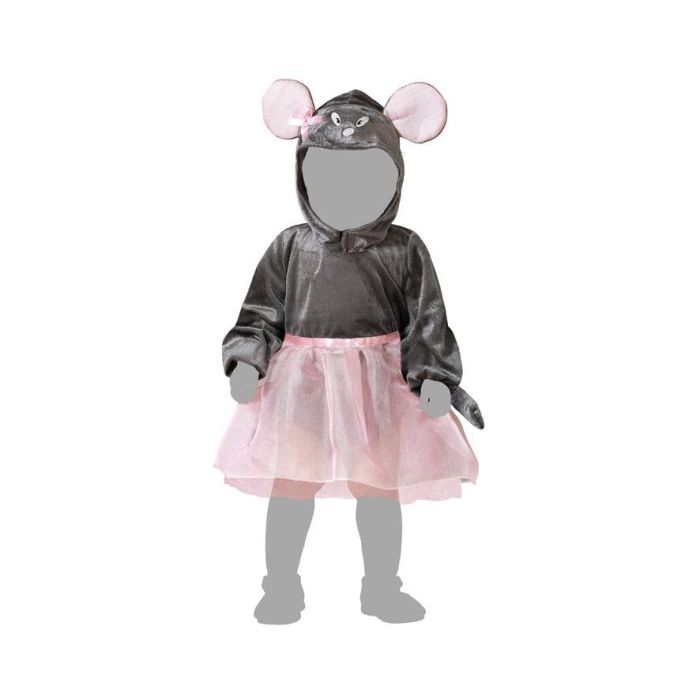Disfraz Ratoncita Bebé Unisex Animales Gris 24 Meses 2 Disfraz Ratoncita Bebé Unisex Animales Gris 24 Meses 2