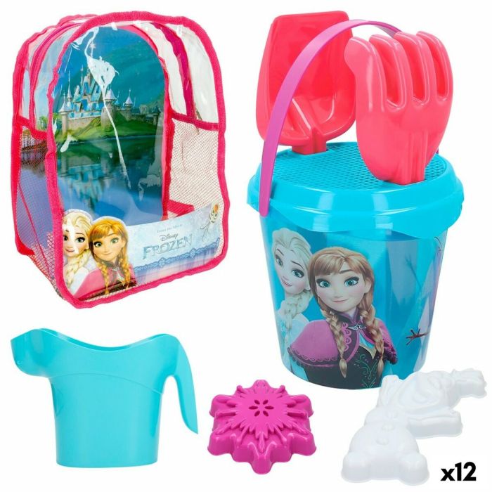 Set de Juguetes de Playa Frozen 18 x 16 x 18 cm (12 Unidades)