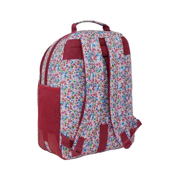 Mochila Safta Doble Con Cantoneras Adaptable A Carro Nait Nait Floresistente Coimbra Burdeos 420x320x150 4 Mochila Safta Doble Con Cantoneras Adaptable A Carro Nait Nait Floresistente Coimbra Burdeos 420x320x150 4