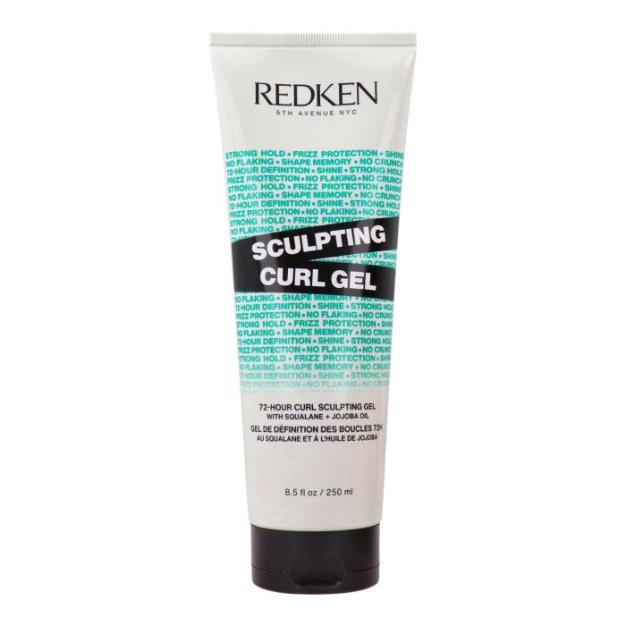 Redken SCULPTING Gel Escultor de Rizos 72 Horas de Definición Anti-Encrespamiento para Cabello Rizado con Escualeno y Aceite de Jojoba 250 ml