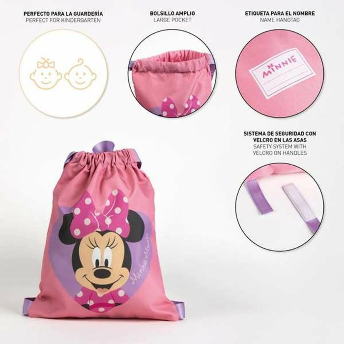 Saquito escolar minnie 27.0 x 33.0 x 1.0 cm 1 Saquito escolar minnie 27.0 x 33.0 x 1.0 cm 1