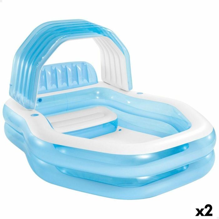 Piscina Hinchable Intex Azul 530 l 229 x 135 x 191 cm (2 Unidades)