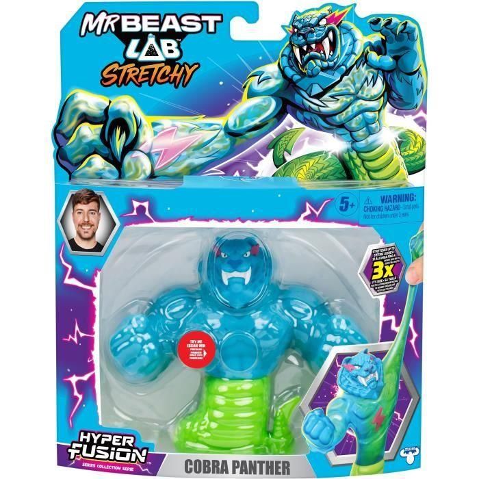 Figura elástica - MRBEAST LAB - Goo Jit Zu - Cobra Panthere - 11 cm 4