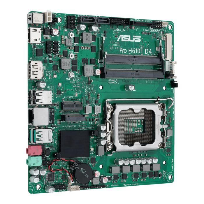 Asus Intel H610, LGA1700, 2x DDR4, DP, HDMI, M.2, SATA III, USB, 1G LAN, Mini-ITX, 170x170 mm Asus Intel H610, LGA1700, 2x DDR4, DP, HDMI, M.2, SATA III, USB, 1G LAN, Mini-ITX, 170x170 mm