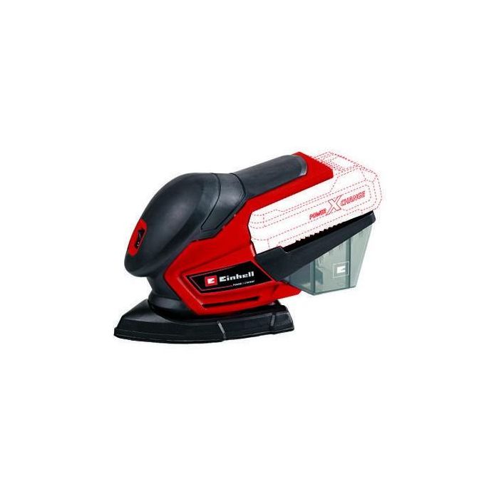 Einhell TE-OS 18/150 Li Solo Multilijadora a Batería 18V 12000 RPM 1,6mm, Lijadora Orbital Compacta para Acabados Precisos