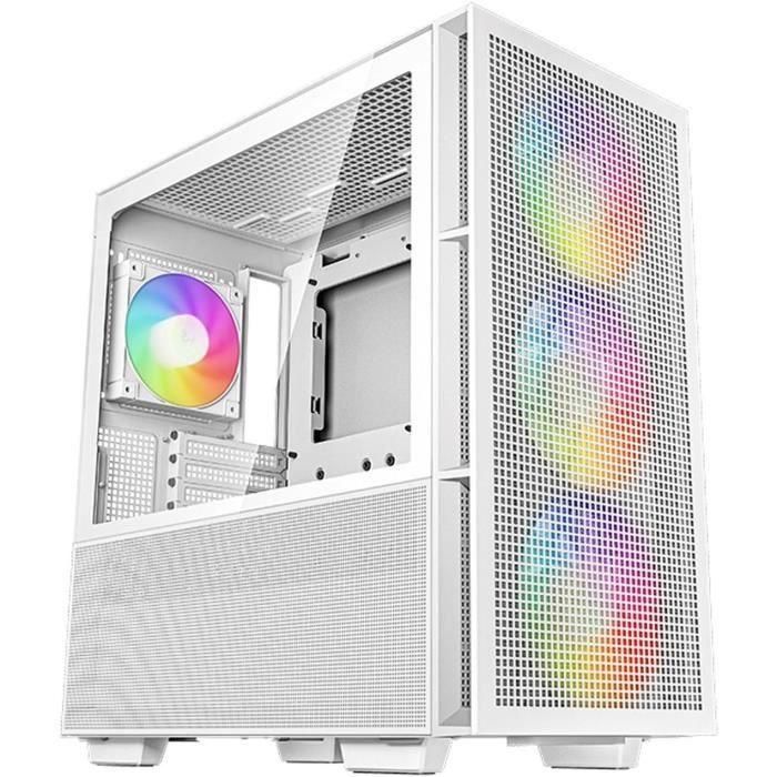 Caja de PC sin fuente de alimentación - DEEPCOOL CH560 (Blanco) - Torre media - Formato E-ATX Caja de PC sin fuente de alimentación - DEEPCOOL CH560 (Blanco) - Torre media - Formato E-ATX