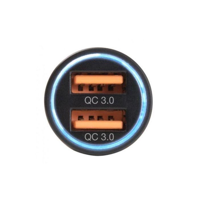 Cargador de Coche Fonestar USB-ALU2CARFAST/ 2xUSB/ 36W 1