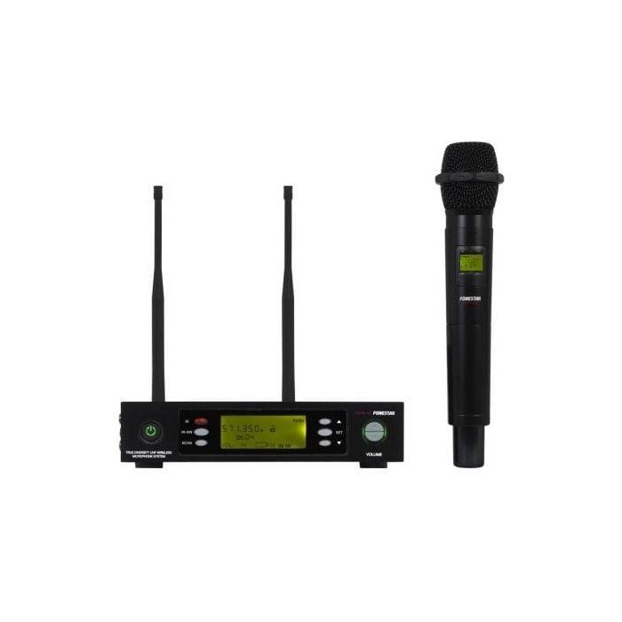 Micrófono Inalámbrico de Mano UHF MSH-887-570/ Incluye Receptor