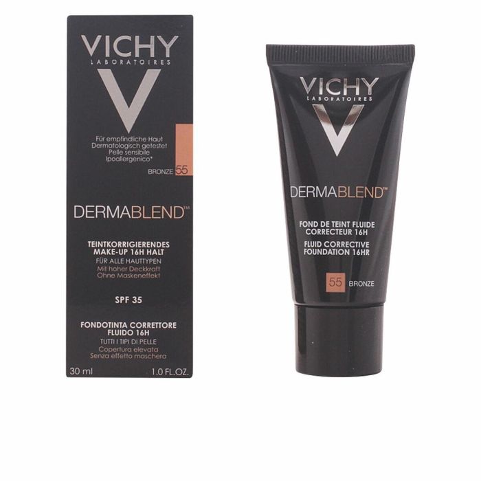 Fondo de Maquillaje Fluido Dermablend Vichy Spf 35 30 ml 1