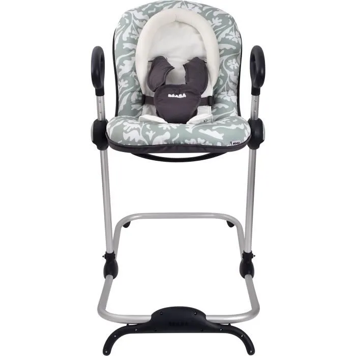 Beaba Sube y baja I Hamaca Altura ajustable Playprint Nature BEA3384349150778