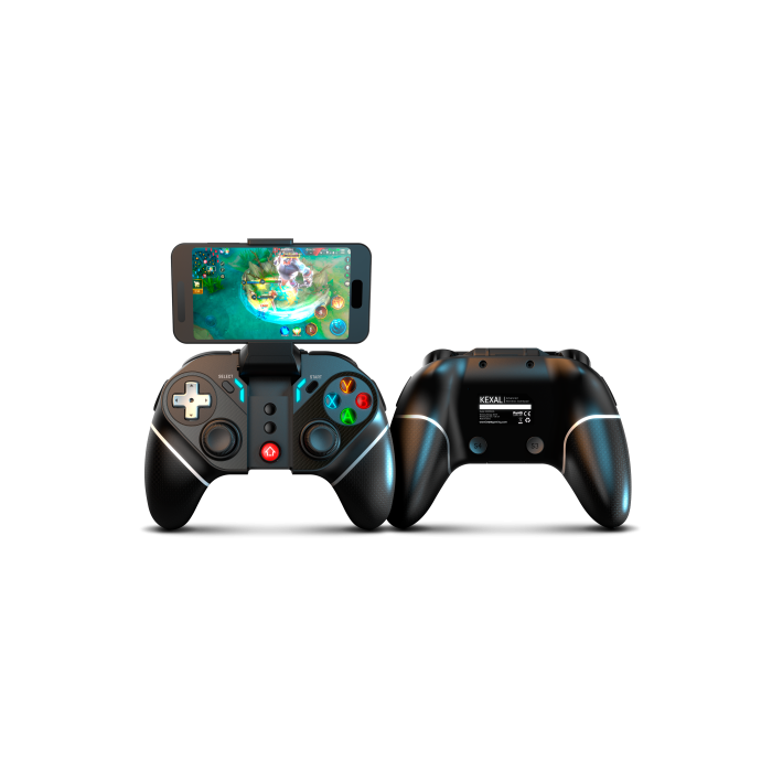 Krom Kexal Negro, Rojo, Blanco Bluetooth/Usb Gamepad Analógico/Digital Android, Nintendo Switch, Pc, Ios 10 Krom Kexal Negro, Rojo, Blanco Bluetooth/Usb Gamepad Analógico/Digital Android, Nintendo Switch, Pc, Ios 10