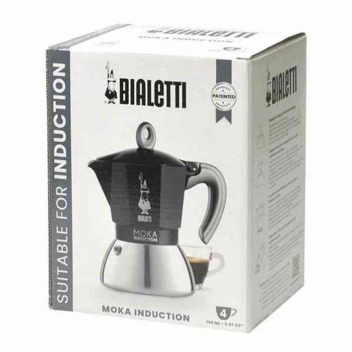 Cafetera Italiana Bialetti NEW MOKA Negro Aluminio 12