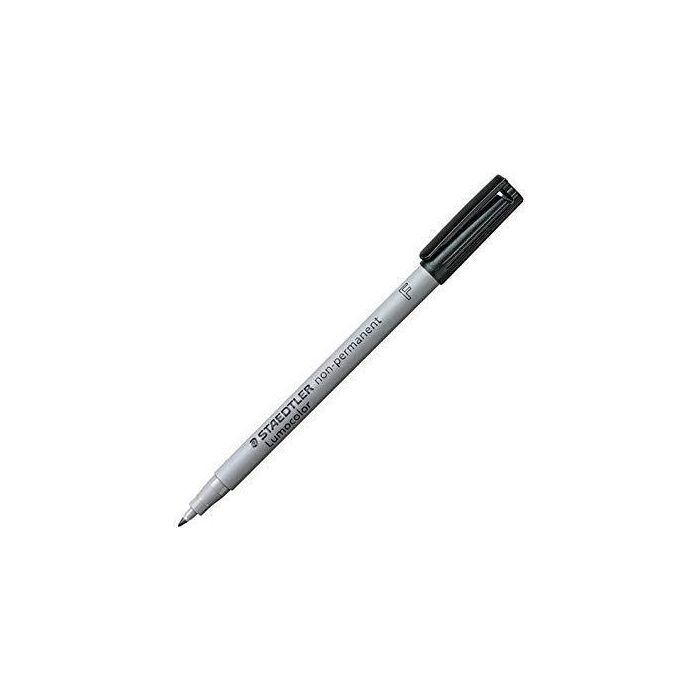 Staedtler Rotulador No Permanente Lumocolor 316 F Negro, Punta Fina 0.6mm (10 Unidades) (10 Unidades)