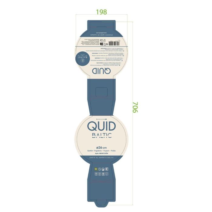 Sartén Aluminio Estampado Baltic Quid 26 cm (5 Unidades) 6 Sartén Aluminio Estampado Baltic Quid 26 cm (5 Unidades) 6