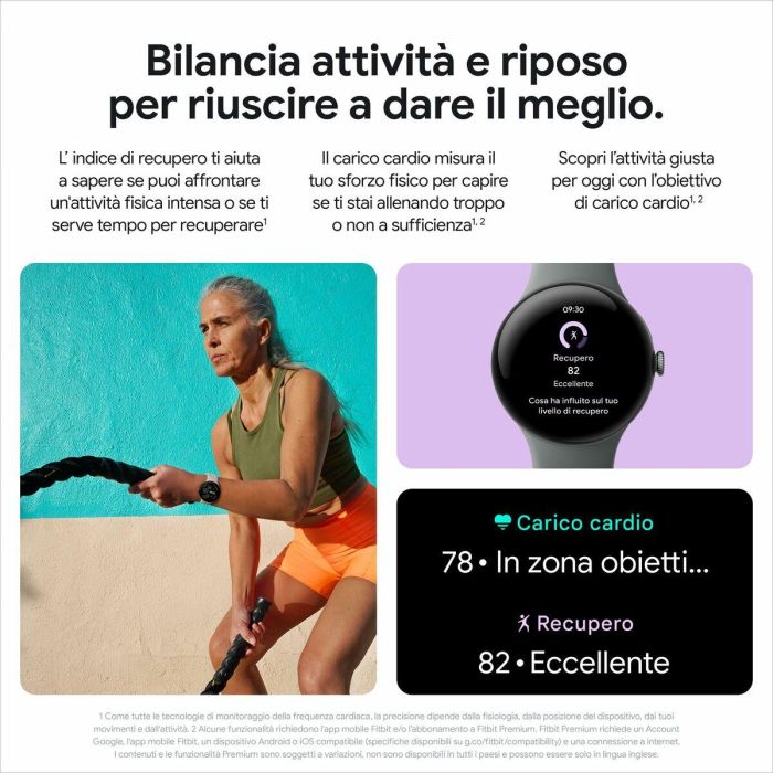 Smartwatch Google GA05785-DE Negro 1,4" 45 mm 7