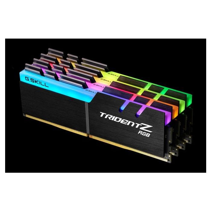 G.Skill F4-3200C16Q-32GTZRX Memoria RAM DDR4 32GB (4x8GB) 3200MHz CL16 Trident Z RGB Rojo/Verde/Azul 1