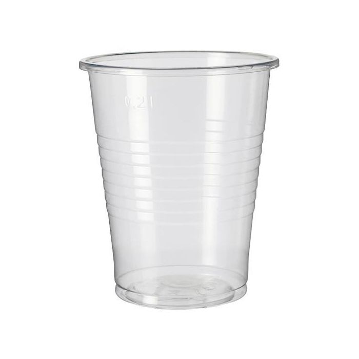 Vaso Agua 200 mL Pp Transparente -Paquete 100U- Vaso Agua 200 mL Pp Transparente -Paquete 100U-