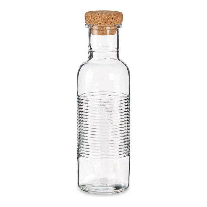 Botella Hoop Pasabahce 1070 ml con tapón de corcho, vidrio transparente - 8.5x29.5x8.5 cm (6 Unidades) Botella Hoop Pasabahce 1070 ml con tapón de corcho, vidrio transparente - 8.5x29.5x8.5 cm (6 Unidades)