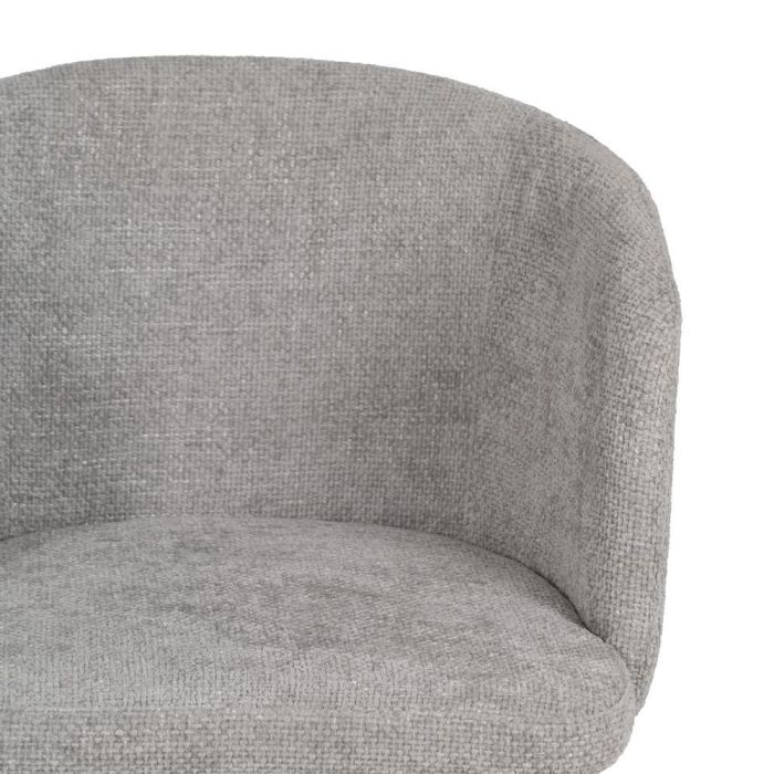 Silla Gris Tejido-Metal Salón 53 X 53 X 77 cm
