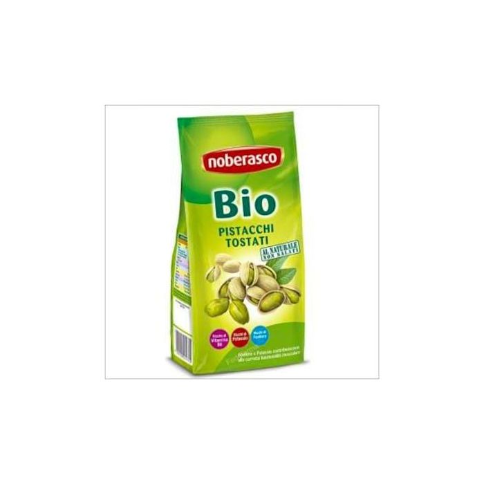 NOBERASCO Pistachos Tostados Sin Sal Bio 150g. Ricos en vitamina B6, potasio y fósforo, sin salar, sabor auténtico.
