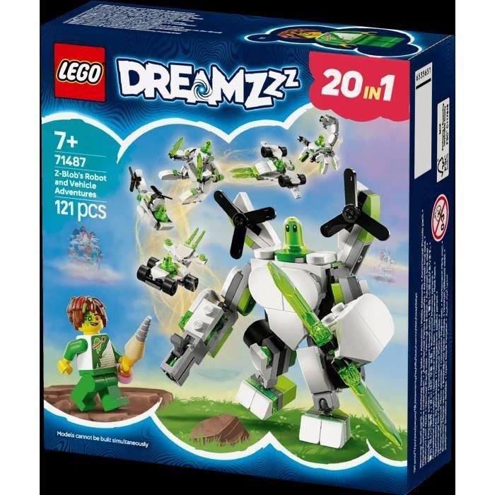 LEGO 71487 DREAMZzz Aventuras de Z-Blob: Robots y Vehículos Transformables, Set de Construcción y Juego de Rol 20 en 1 5