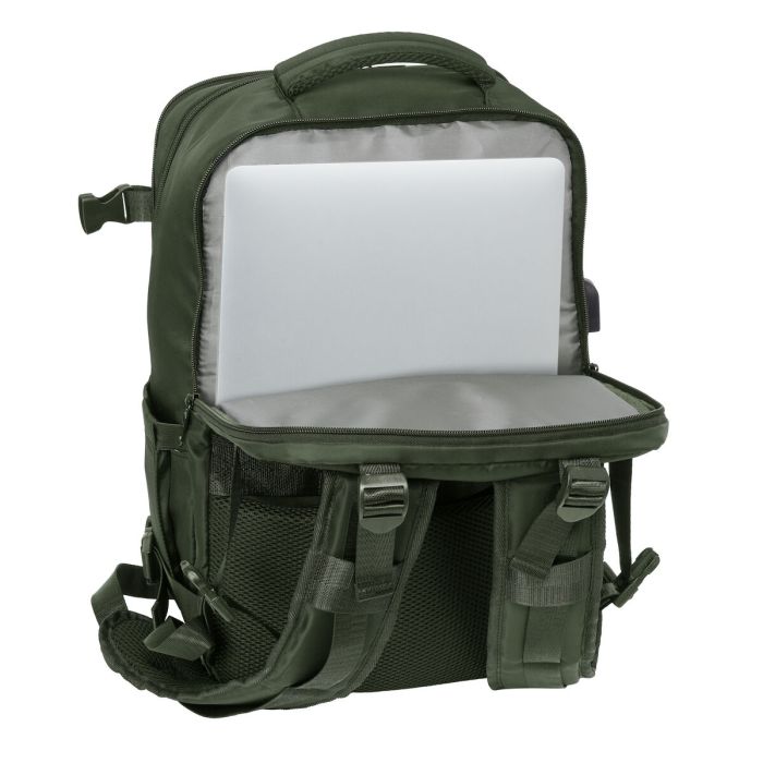Mochila Escolar Safta Verde Verde militar 9 Mochila Escolar Safta Verde Verde militar 9