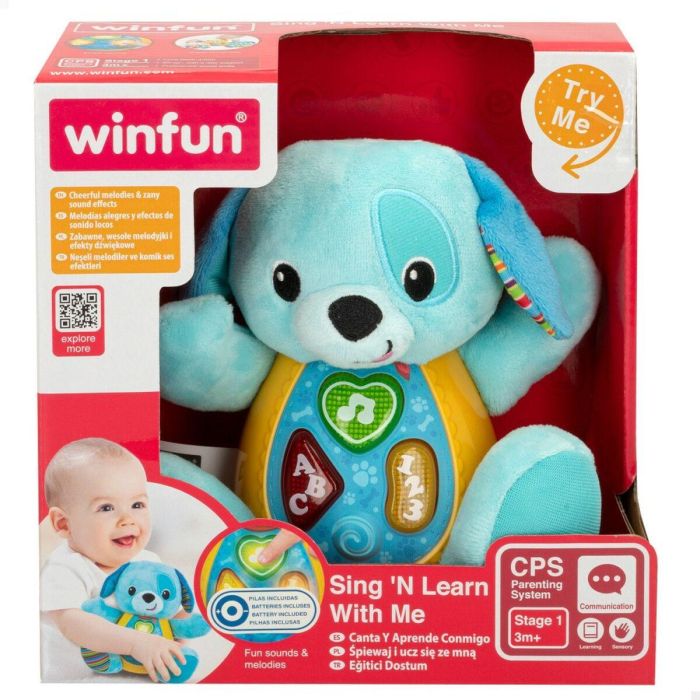 Peluche Winfun Animales ES 16 x 17,5 x 9,5 cm (6 Unidades) 3