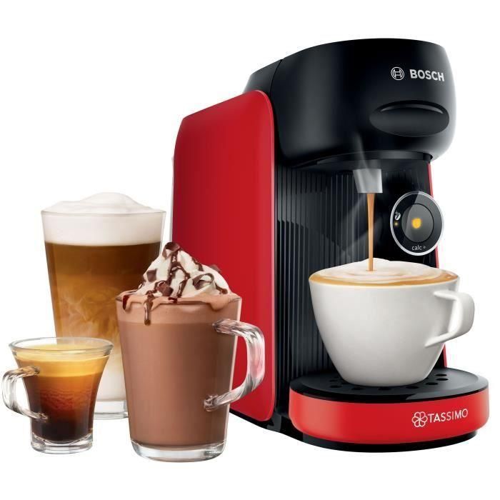 Cafetera + packs 3 T-disc - BOSCH - TASSIMO FINESSE TAS163E - 1400 W - 0,7 L - Multibebidas - IntensityBoost - Negra 1