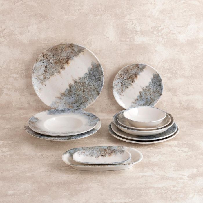 Bandeja Oval Porcelana Polaris Hydrozero Bidasoa 26x14,5 cm 2 Bandeja Oval Porcelana Polaris Hydrozero Bidasoa 26x14,5 cm 2