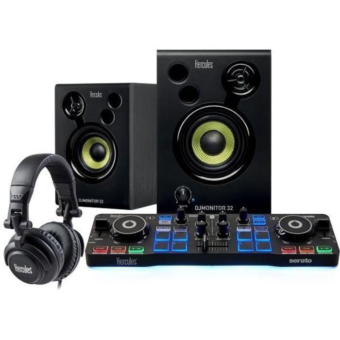 Hercules DJStarter Kit controlador dj Negro