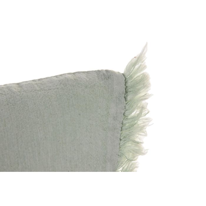 Cojin Boho DKD Home Decor Verde Menta 45 x 45 cm (2 Unidades) 2