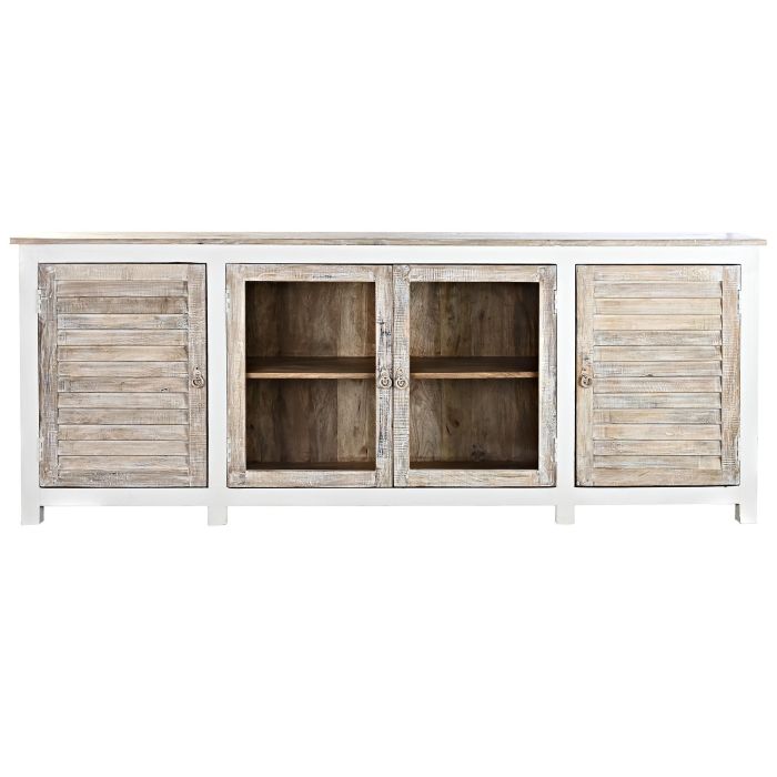 Buffet Romantico DKD Home Decor Blanco Natural 40 x 82 x 210 cm 4 Buffet Romantico DKD Home Decor Blanco Natural 40 x 82 x 210 cm 4