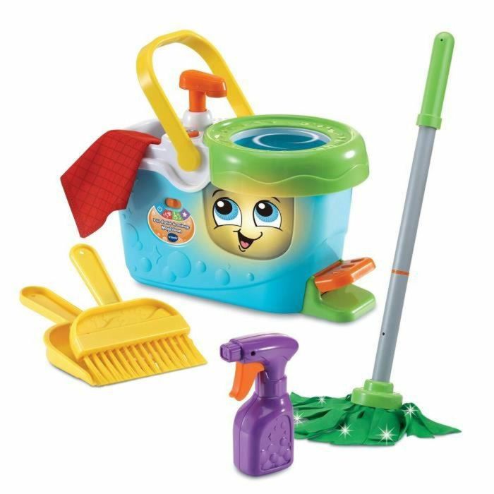 Set de Limpieza Vtech Little Magi'clean Cleaning Trolley Juguetes 1