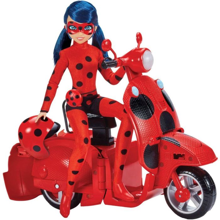 Bandai P50668 Scooter Miraculous Switch'n Go Ladybug Lucky Charm Muñeca articulada 26 cm 5