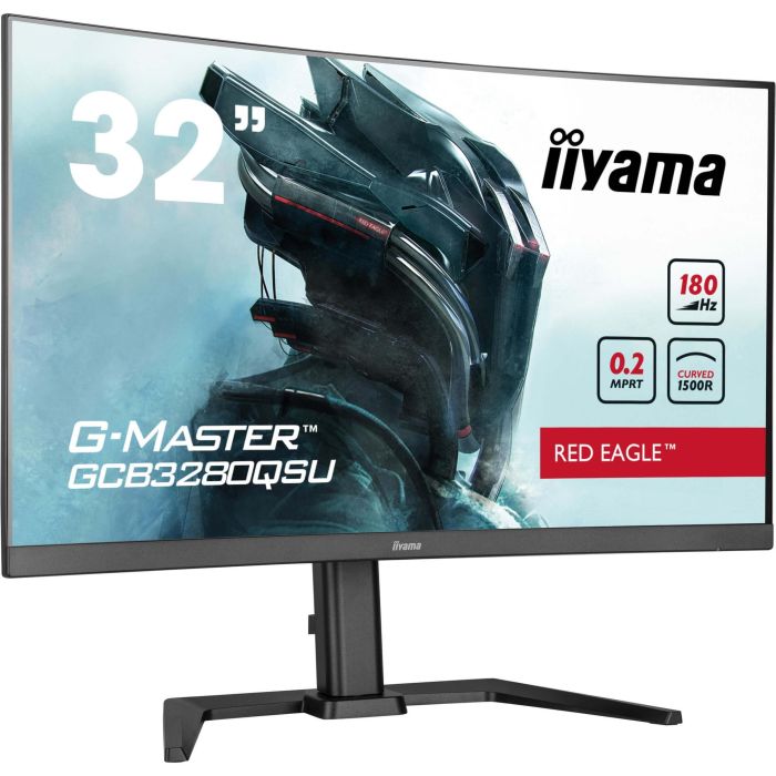 Iiyama GCB3280QSU-B2 Monitor Gaming 32" Curvo VA 2560x1440 180Hz 0.2ms HDR Altavoces USB 3.2 Gen 1 0 Iiyama GCB3280QSU-B2 Monitor Gaming 32" Curvo VA 2560x1440 180Hz 0.2ms HDR Altavoces USB 3.2 Gen 1 0