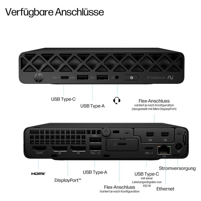 HP EliteDesk 8 Mini G1a AMD Ryzen AI 5 340 32GB RAM 512GB SSD W11P 1J Gar 10 HP EliteDesk 8 Mini G1a AMD Ryzen AI 5 340 32GB RAM 512GB SSD W11P 1J Gar 10