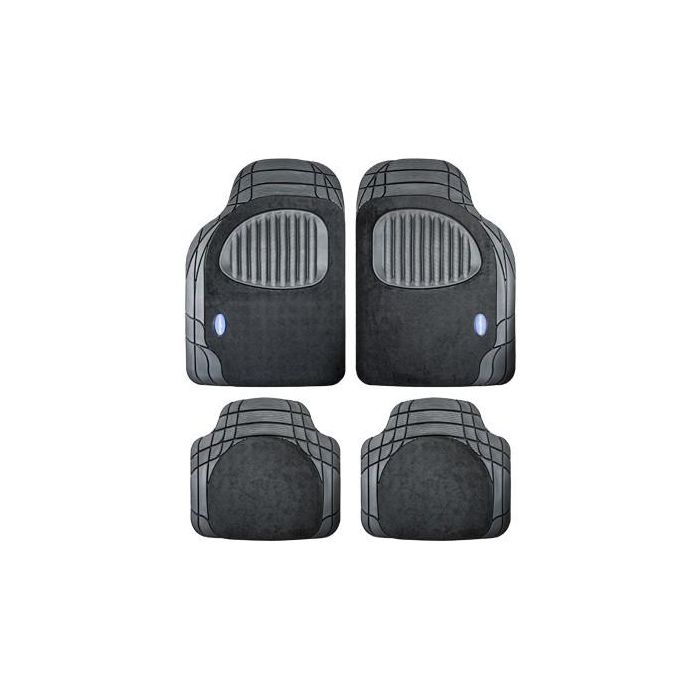 Set de Alfombrillas para Coche Goodyear GOD9024 Universal Negro (4 pcs) 4