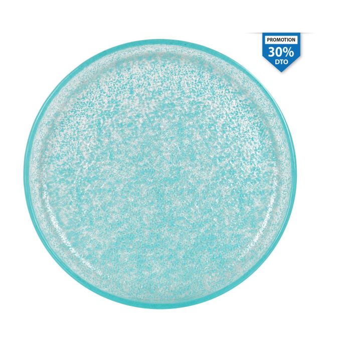 Purasangre Plato Samaritaine Turquesa Ø19 cm (6 Unidades) Purasangre Plato Samaritaine Turquesa Ø19 cm (6 Unidades)